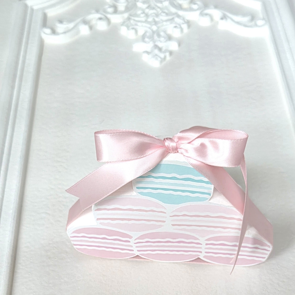 Pink Ribbon Macaron Wood Decor